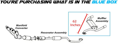 2010-2013 Mazda 3 2.5L Exhaust Muffler | For Hatchback