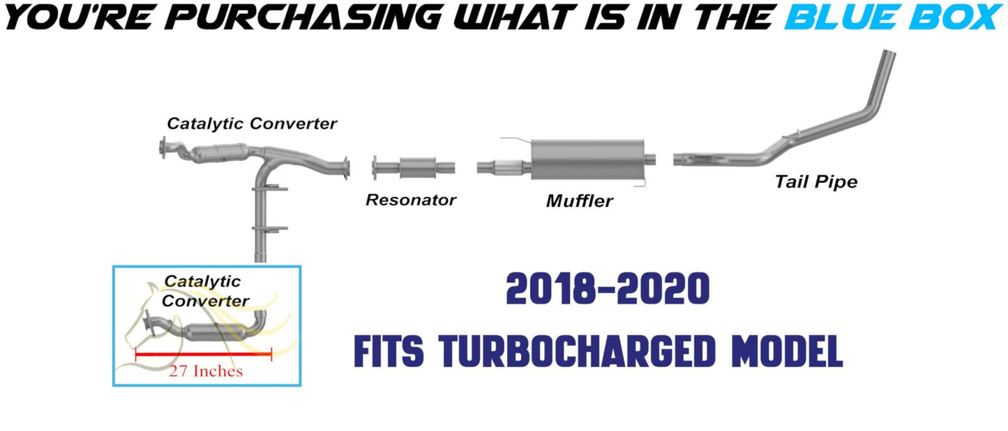 2015-2020 Ford F-150 2.7L Catalytic Converter - EPA Approved | Driver-Side