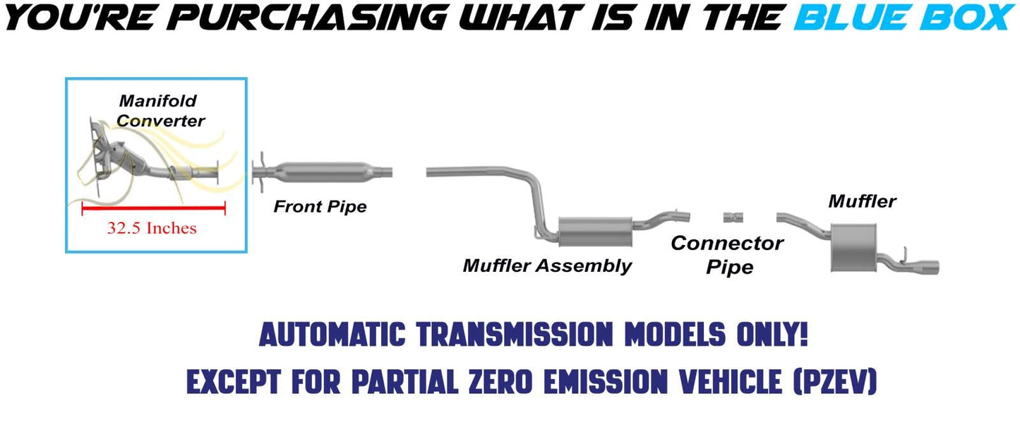 2009-2010 Ford Focus 2.0L Exhaust Manifold Catalytic - EPA Approved | Front