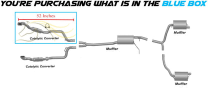 2011-2012 Dodge Charger and Challenger 3.6L Exhaust Catalytic Converter - EPA Approved