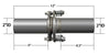 Colt Exhaust Spherical Joint Repair Flange Spring Bolt Kit 2" 12" Long