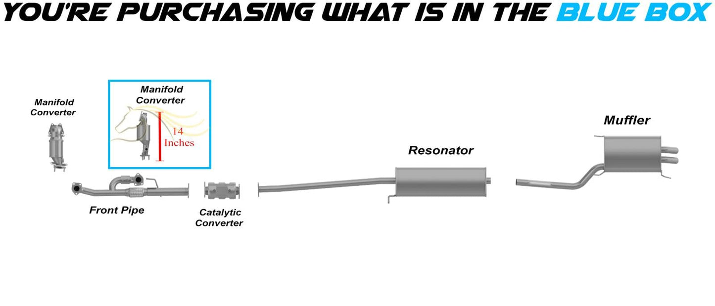 Manifold Catalytic Converter for Accord/Odyssey/Pilot - EPA Approved | Passenger-Side