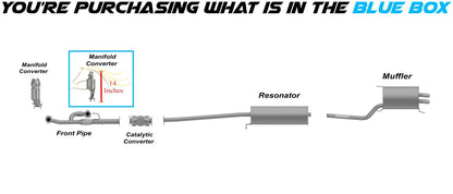 Manifold Catalytic Converter for Accord/Odyssey/Pilot - EPA Approved | Passenger-Side