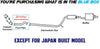 2006-2011 Honda Civic 1.8L Front Exhaust Pipe - Not fit for Japan models