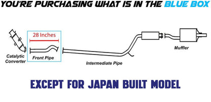 2006-2011 Honda Civic 1.8L Front Exhaust Pipe - Not fit for Japan models