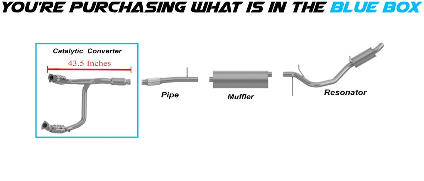 2009-2013 Chevrolet Silverado 1500 4.3L Catalytic Converter - EPA Approved