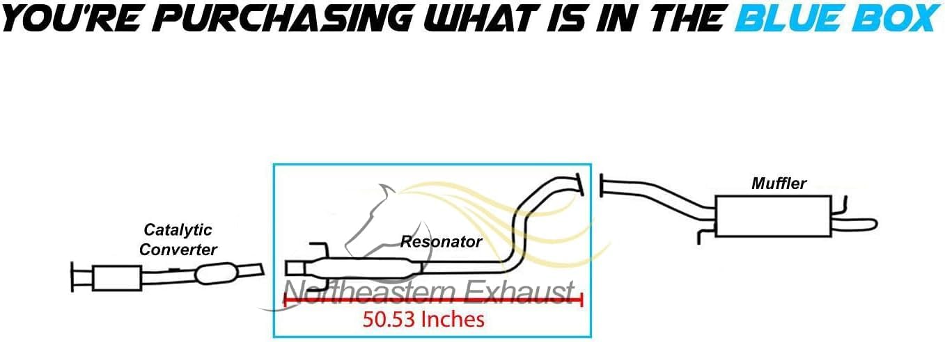 2004-2009 Toyota Prius 1.5L Exhaust Resonator Pipe
