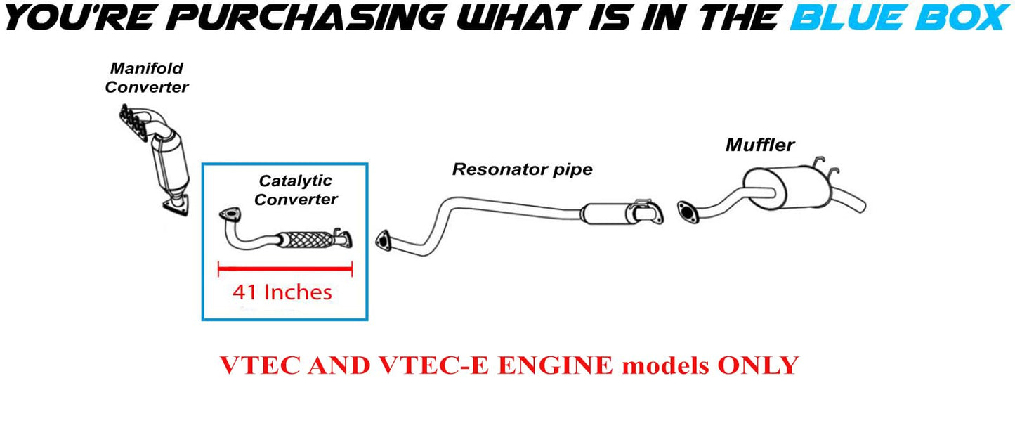 2001-2005 Honda Civic 1.7L Catalytic Converter - EPA Approved