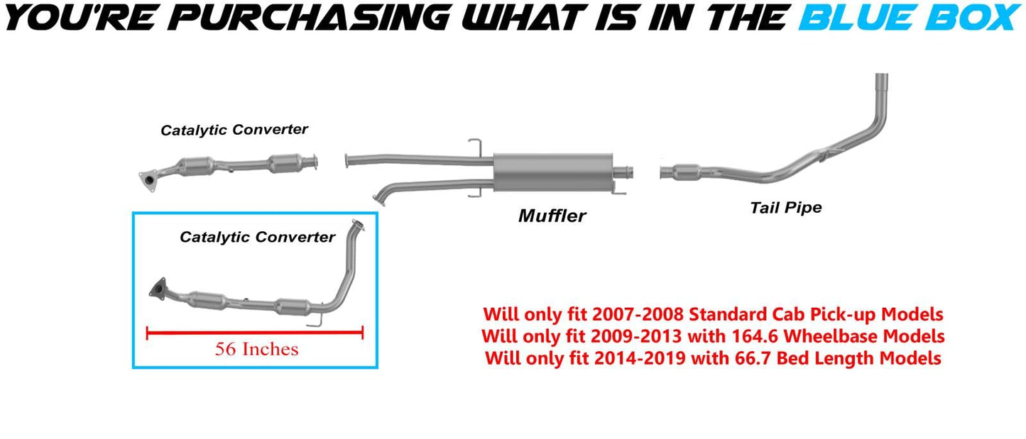 2007-2019 Toyota Tundra 5.7L Catalytic Converter - EPA Approved | Driver-Side