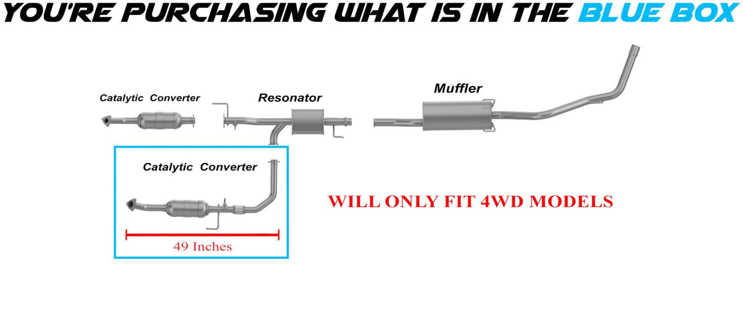 2005-2006 Toyota Tundra 4.7L Catalytic Converter - EPA Approved | Driver-Side