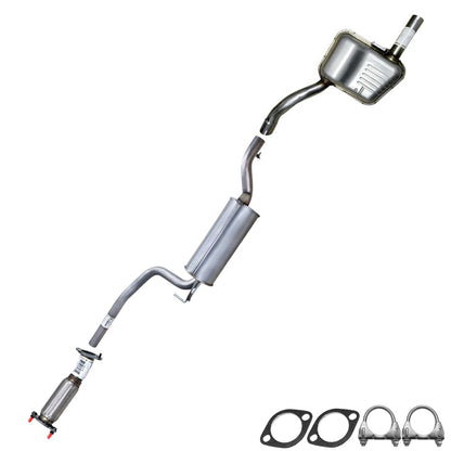 2005-2007 Ford Focus 2.0L Front Pipe, Front and Rear Muffler Exhaust Kit