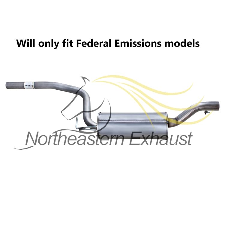 2005-2007 Ford Focus 2.0L Front Pipe, Front and Rear Muffler Exhaust Kit