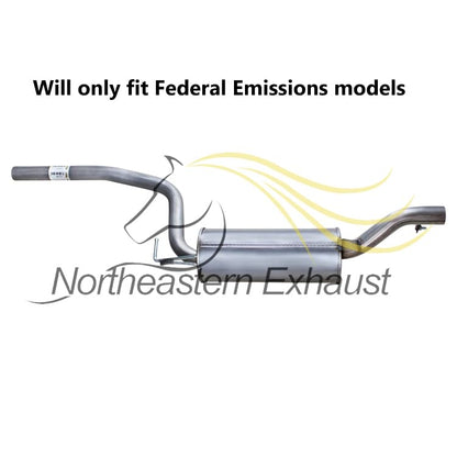 2005-2007 Ford Focus 2.0L Front Pipe, Front and Rear Muffler Exhaust Kit