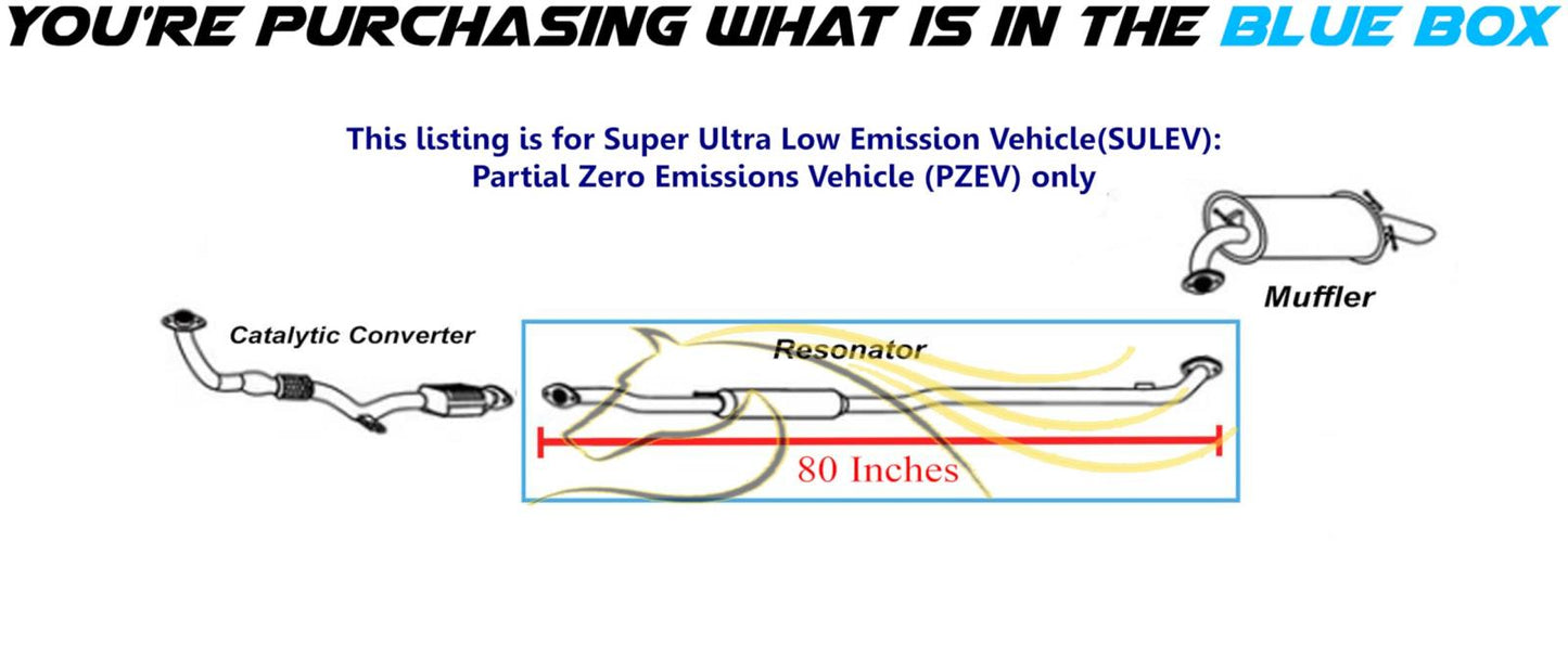 2003-2006 Toyota Camry 2.4L Exhaust Resonator Pipe