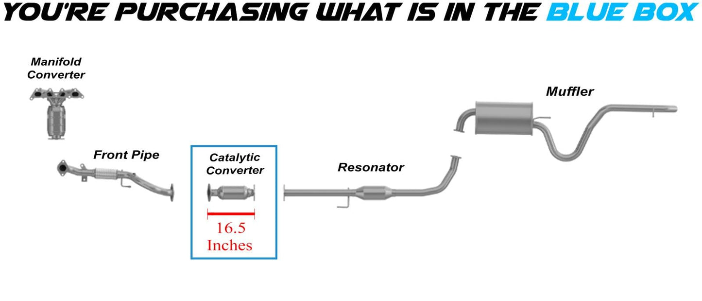 2006-2010 Hyundai Elantra 2.0L Catalytic Converter - EPA Approved | Rear