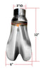 Universal Diffuser Exhaust Tip - 3" ID x 12" Long