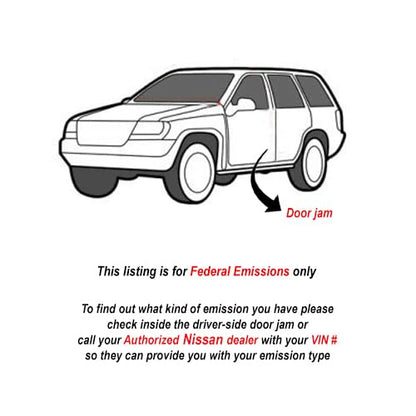 2008-2014 Nissan Rogue 2.5L Exhaust Pipe - Federal Emissions