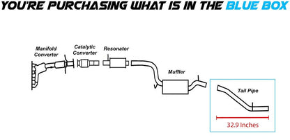2004-2009 Mazda 3 2.0L 2.3L Exhaust Tail Pipe