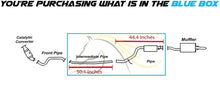 Northeastern Exhaust | Stainless Steel Exhaust Resonator and Intermediate Pipe Assembly Compatible for Honda Civic 2012-2015 1.8L | Free Gaskets and Clamp Included | Automotive Replacement Part