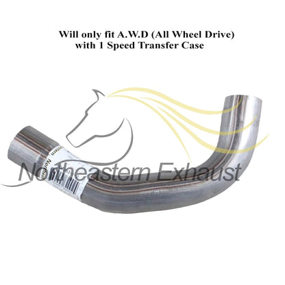 2016-2018 Jeep Cherokee 3.2L AWD Exhaust Rear Muffler