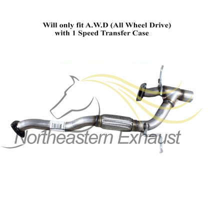 2016-2018 Jeep Cherokee 3.2L Exhaust Pipes, Resonator & Muffler