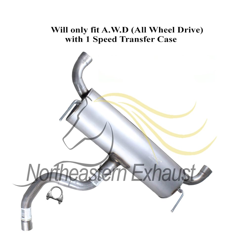 2016-2018 Jeep Cherokee 3.2L Exhaust Pipes, Resonator & Muffler