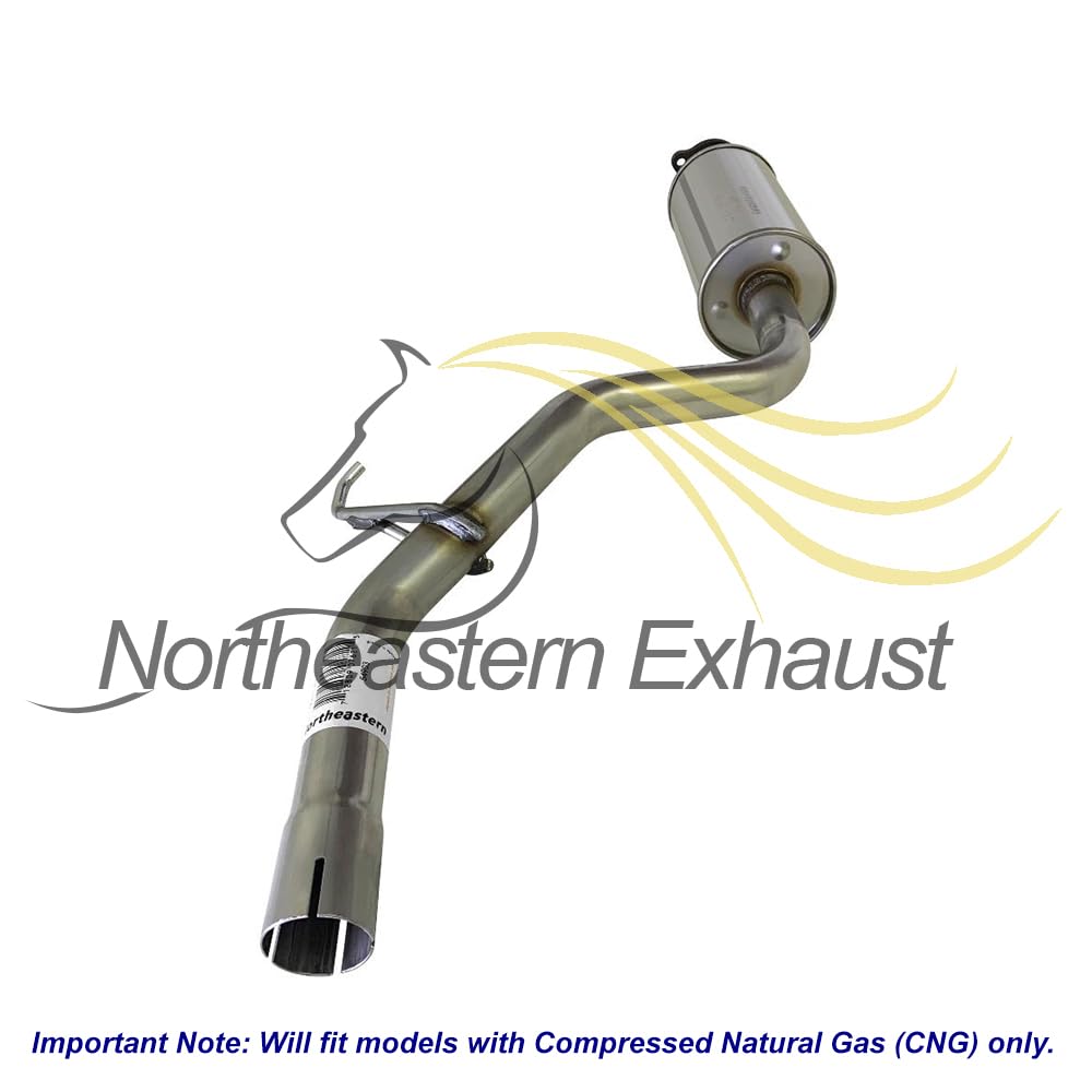 2012-2015 Honda Civic 1.8L Exhaust Pipe, Resonator & Muffler - For CNG engine