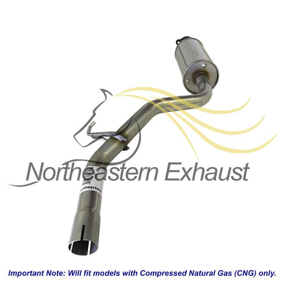 2012-2015 Honda Civic 1.8L Exhaust Pipe, Resonator & Muffler - For CNG engine