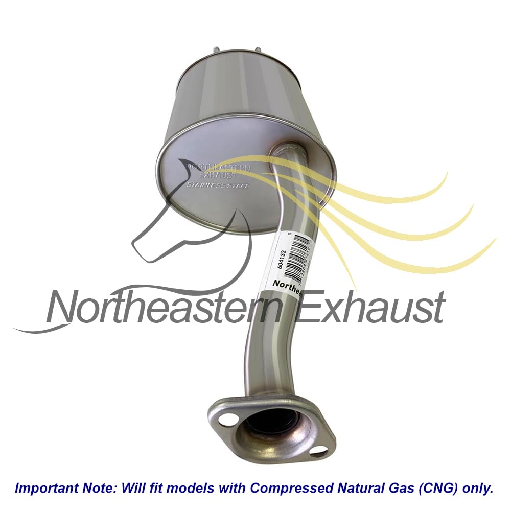 2012-2015 Honda Civic 1.8L Exhaust Pipe, Resonator & Muffler - For CNG engine
