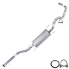 2005-2012 Toyota Tacoma 2.7L Exhaust Intermediate Pipe & Muffler - For 128" Wheelbase