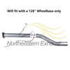 2005-2012 Toyota Tacoma 2.7L Exhaust Intermediate Pipe & Muffler - For 128" Wheelbase
