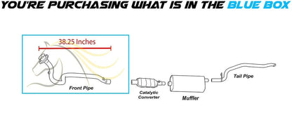 1996-1999 Jeep Cherokee 4.0L Exhaust Front Pipe