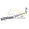 2007-2011 Jeep Wrangler 3.8L 4-Door Exhaust Intermediate Pipe
