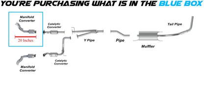 2016-2023 Toyota Tacoma 3.5L Passenger-Side Manifold Catalytic - EPA Approved