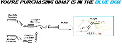 2003-2009 Toyota 4Runner and Lexus GX470 4.7L Exhaust Resonator Tail Pipe