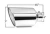 Colt Exhaust Bolt on Rolled Edge Slant Stainless Exhaust Tip 4 Inch x 7 Inch x 15 Inch
