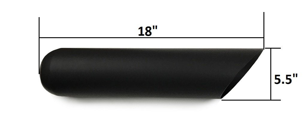 Colt Exhaust | Stainless Steel Powder Coated Black Universal Truck Exhaust Tip