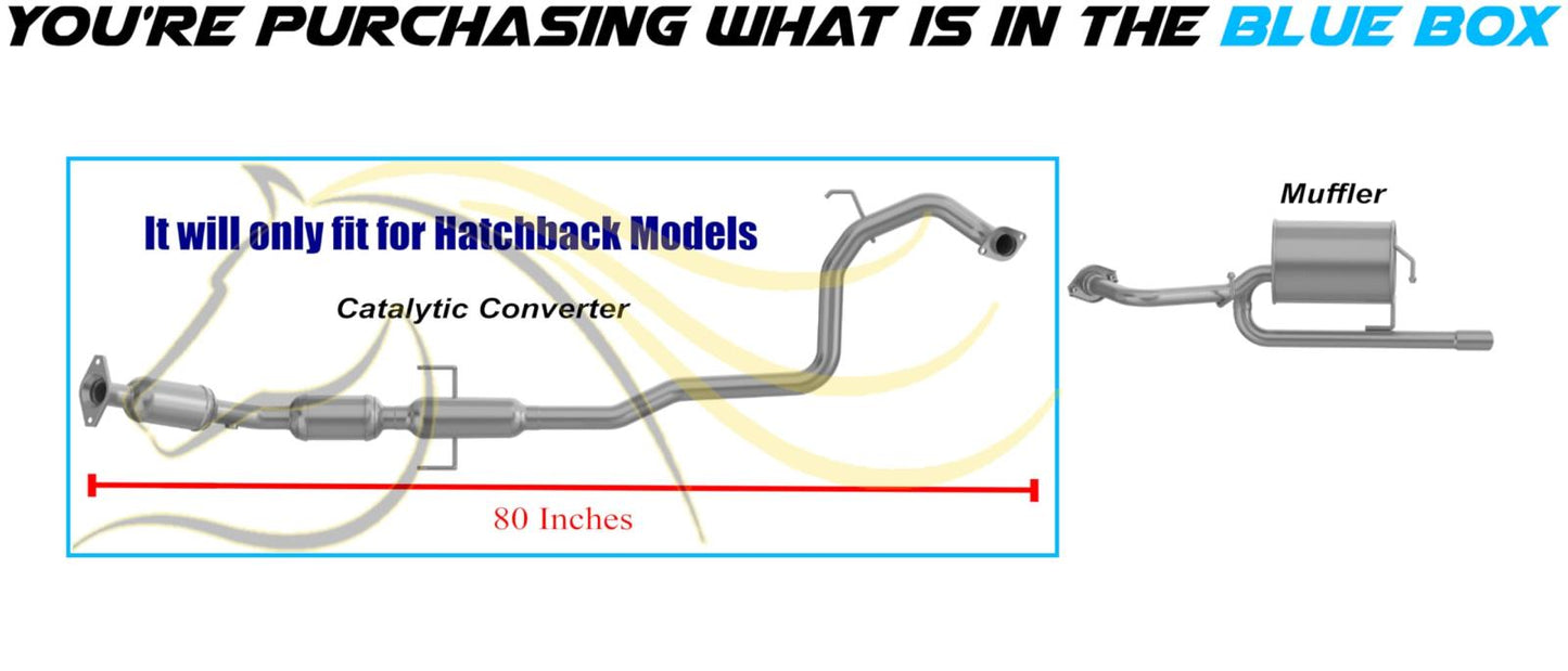 2007-2011 Toyota Yaris 1.5L Catalytic Converter with Resonator - EPA Approved