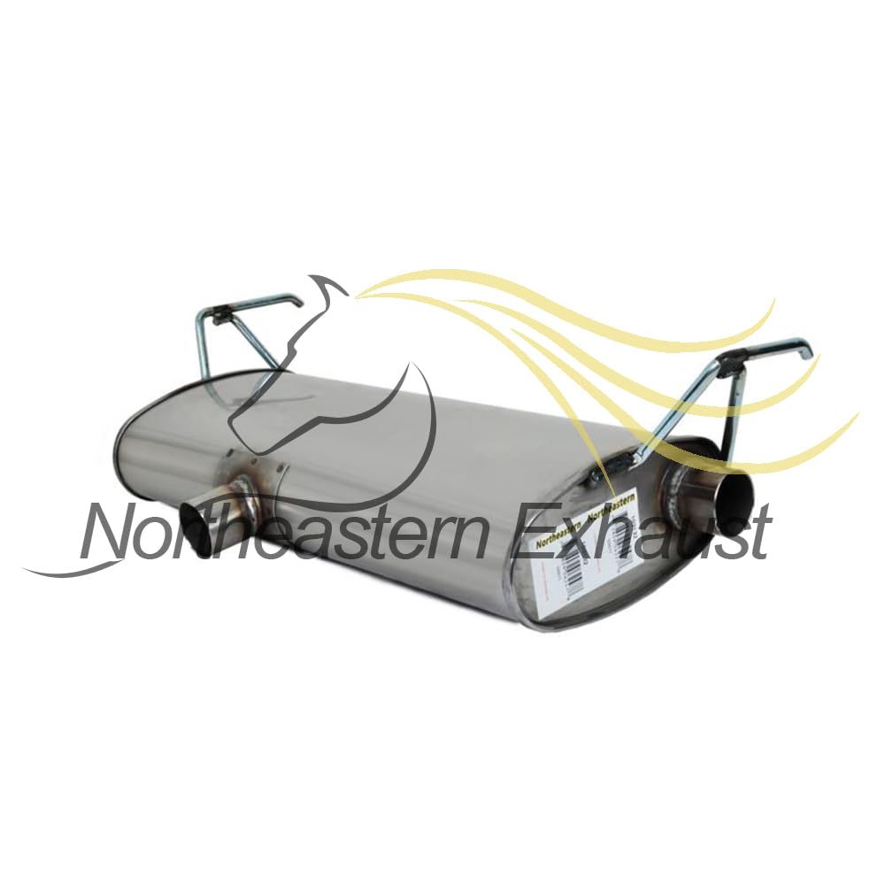 2008-2009 Pontiac G6 2.4L Exhaust Resonator, Intermediate Pipe, Muffler and Tail Pipe