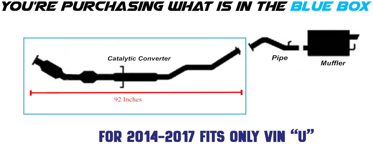 2014-2019 Toyota Corolla 1.8L Catalytic Converter with Resonator - EPA Approved