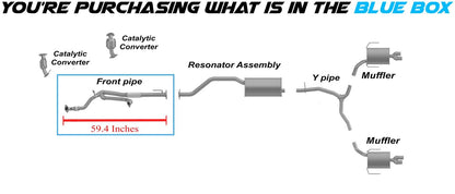 2007-2008 GMC Acadia 3.6L Exhaust Y Pipe