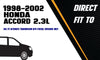 1998-2002 Honda Accord 2.3L Front Exhaust Flex Pipe
