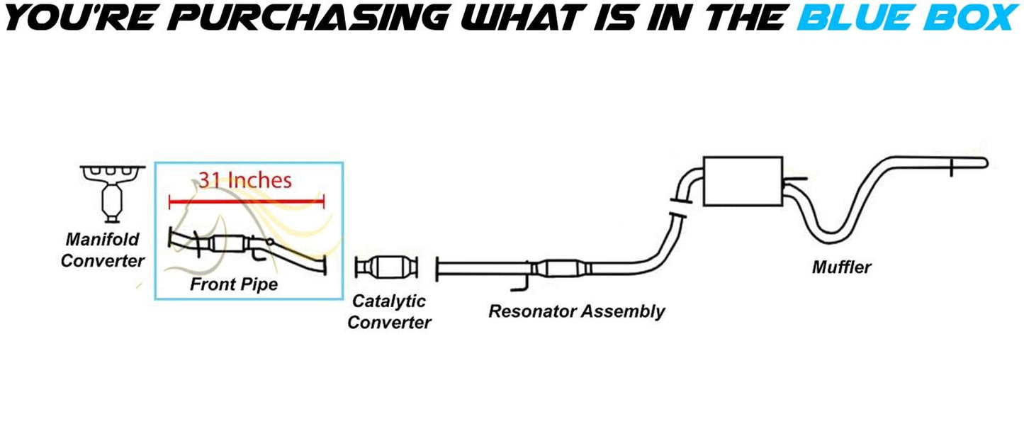 2007-2012 Hyundai Elantra 2.0L Front Exhaust Flex Pipe