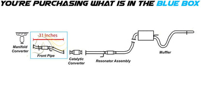 2007-2012 Hyundai Elantra 2.0L Front Exhaust Flex Pipe