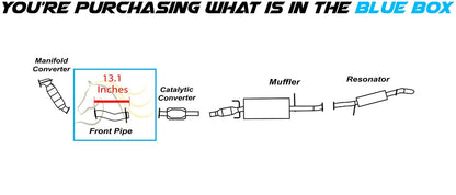 Exhaust Pipe for 2009-2012 Ford Escape | 2009-2011 Mazda Tribute and Mercury Mariner | 2.5L