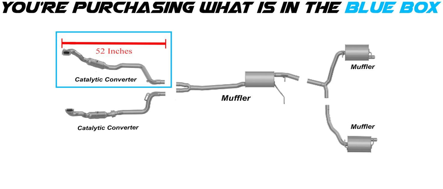 Catalytic Converter for 2011-2012 Chrysler 300, Dodge Challenger and Charger 3.6L