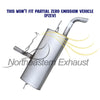2010-2017 Chevrolet Equinox 2.4L and 2010-2017 GMC Terrain 2.4L Catalytic Converter, Intermediate Pipe, Mufflers | Won't Fit PZEV