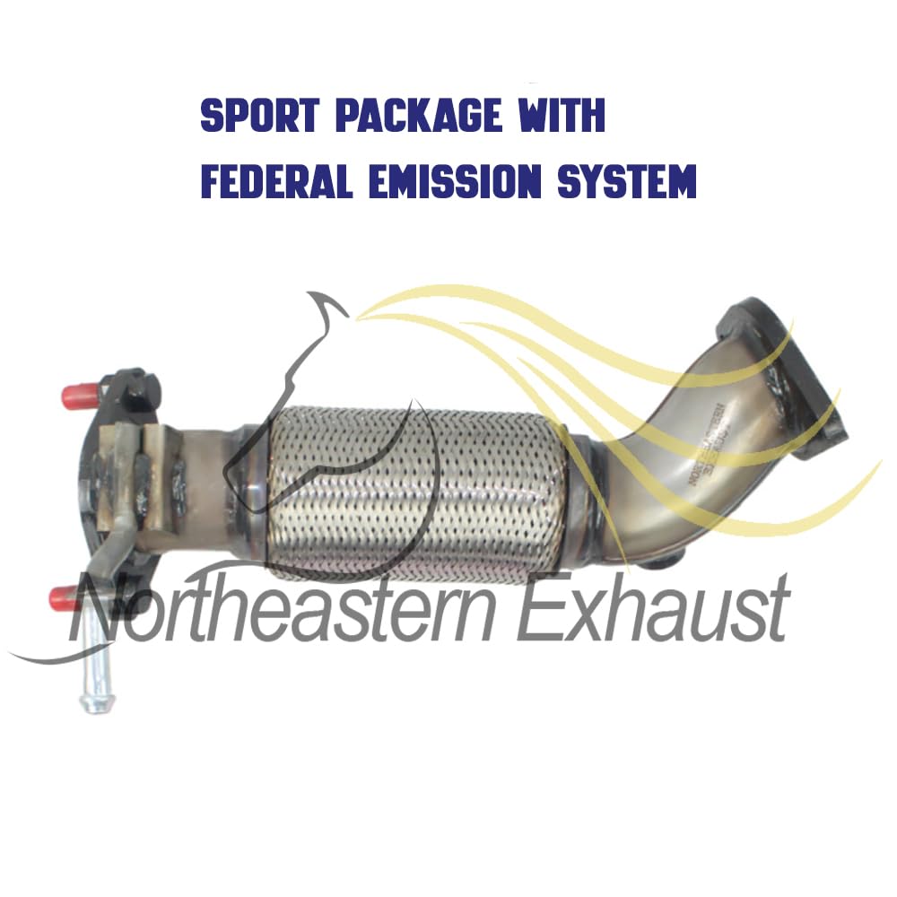 Front Exhaust Flex Pipe for 2011-2014 Hyundai Sonata 2.4L | 2013-2015 Kia Optima 2.0L | Federal Emissions System