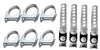 1987-2004 Dodge Ram 1500 and 2500 Dual 2.5'' Mandrel-Bent Pipe with Angle Cut Tips and 2.5" Center Diameter Dual Chamber Muffler Exhaust Kit
