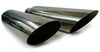 1987–2004 Dodge Ram 1500 and 2500 Dual 2.5'' Mandrel-Bent Exhaust Pipe with Angle Cut Tips for Gas Models